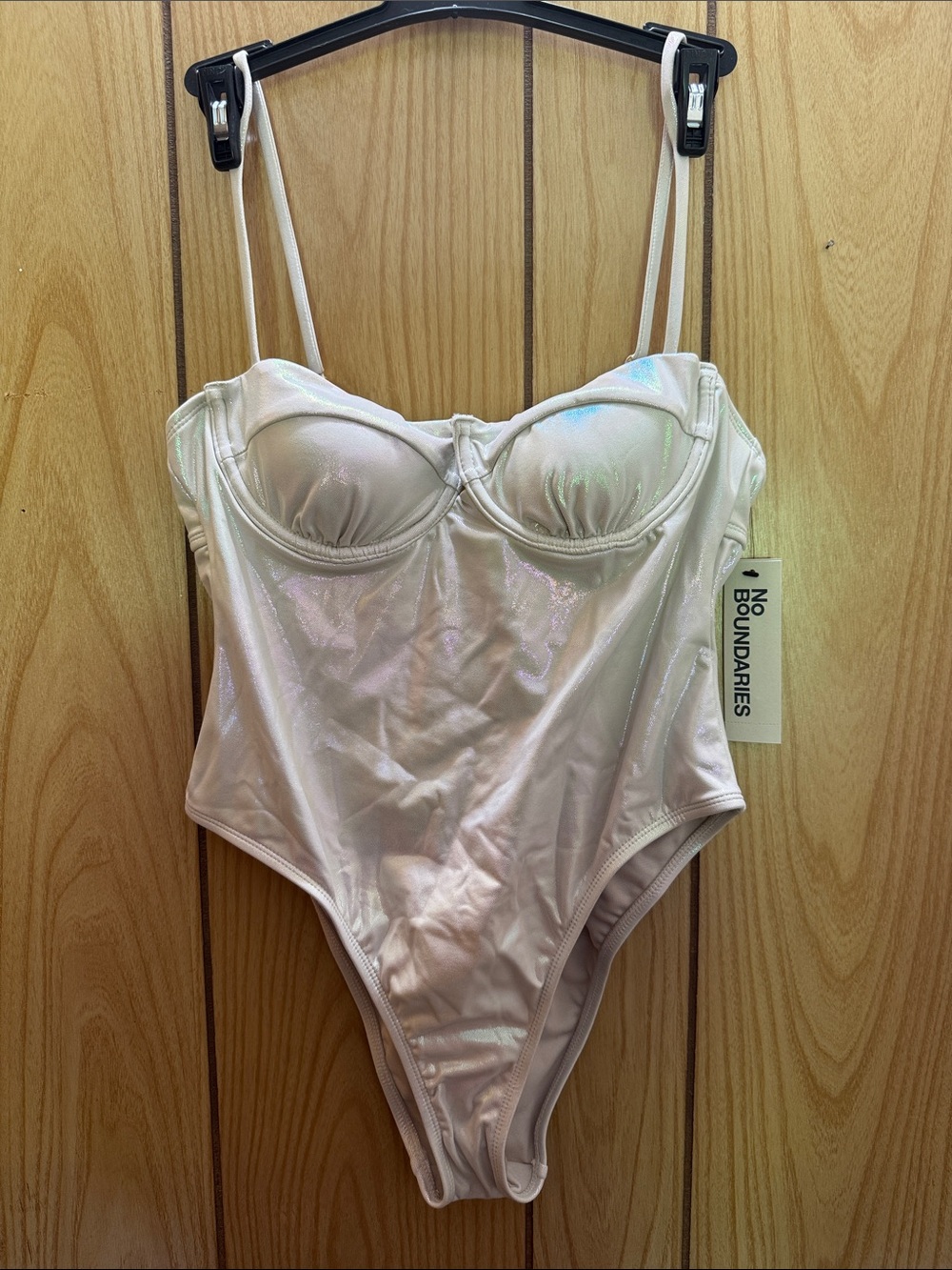 No Boundaries Iridescent One-Piece Swimsuit